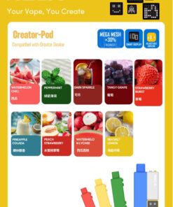 Relx Creator 悅客積木系列18000puffs 煙彈 (第一次購買記得買主機唷)