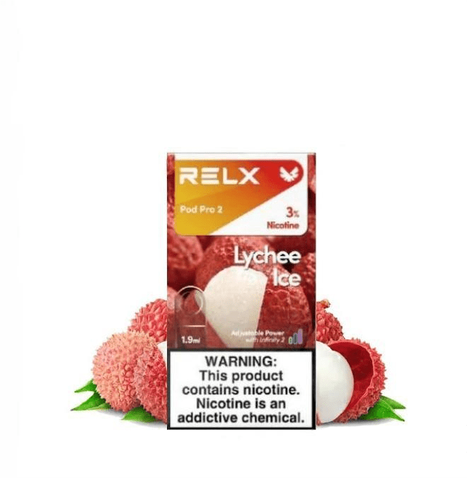 relx拋棄式煙彈荔枝口味