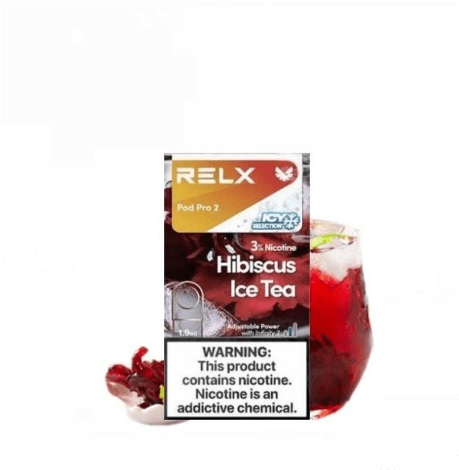 relx拋棄式煙彈洛神花茶口味