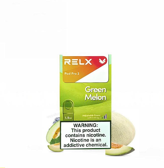 relx拋棄式煙彈綠寶石哈密瓜口味