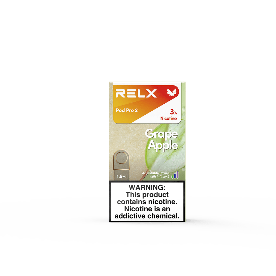 relx拋棄式煙彈葡萄蘋果口味